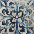 Empire Art Direct Cobalt Tile II Fine Giclee Printed Directly on Hand Finished Ash Wood Wall Art FAL-125993-2424